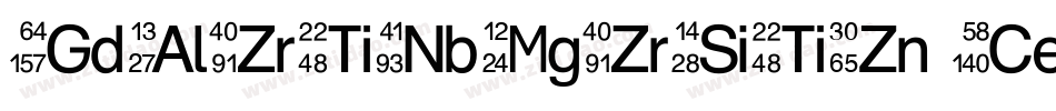 Ornamental Elements II字体转换